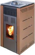 Maestro Ferretero Elektrische kachel Joima, Zonder Stroom Model Natur Style 8 kW, Bruin, Pelletkachel