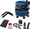 Steelstofzuiger Bosch Professional 18V System Draadloze Stofzuiger GAS 18V-12 MC (M-klasse, incl. GCT 30-42, 3 x flexibele rubberen band, HEPA-filter