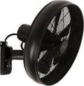 Lucci AIR Ventilator Breeze Wandventilator, met afstandsbediening, zwart, staal