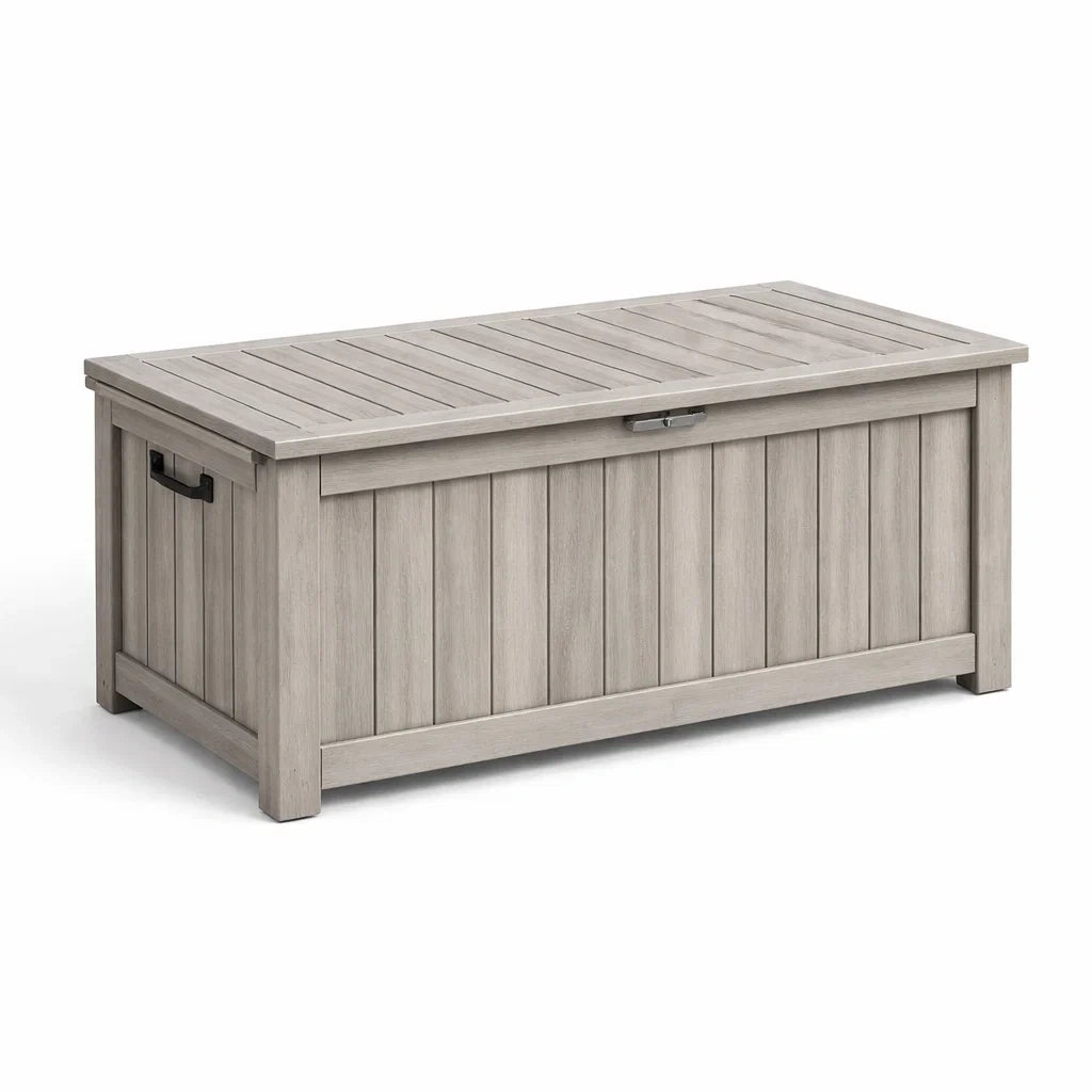 Gartenbox Polypropylen Grau 117x45x57 cm