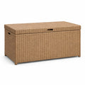 Aufbewahrungstruhe Polyrattan Braun 120 x 50 x 60 cm