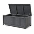 Garten Aufbewahrungsbox Polypropylen Grau 120cm x 45cm x 60cm