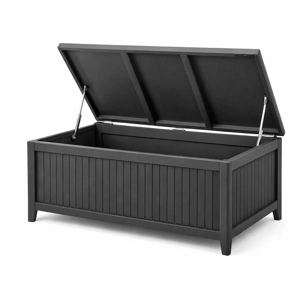 Aufbewahrungsbox Kunststoff Schwarz 145x60x55 cm