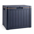 Garten Aufbewahrungsbox dunkelblau Polypropylen 117x45x57 cm