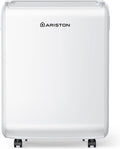 Ariston Luchtontvochtiger DEOS 12 EVO, 12 l/24 uur, verbruik max. 210 W, badkamer en ruimtes tot 31 m2, draagbaar, met wielen