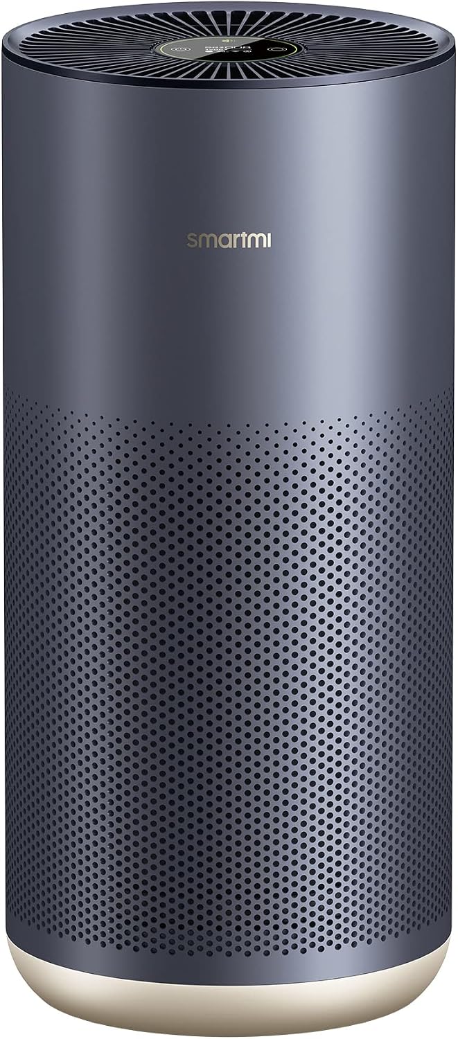 smartmi Luchtreiniger 2, True HEPA-filter, voor thuis, grote ruimtes, stil, voor stof, rook, schimmel, pollen en allergenen, uv-lichtdesinfectie