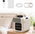Hcauynn Mobiele airco Airconditioning, 1400 W koeling, 420 W vermogen, voor 10 m2, geschikt, voor camper en caravan, stille slaapmodus, touchpaneel