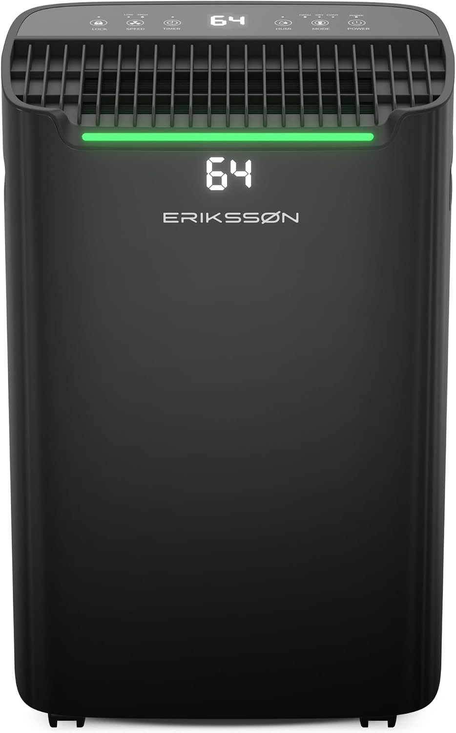 Erikssøn Luchtontvochtiger Dry Pro Plus, Ontvochtigt Tot 20 Liter Per Dag, Geschikt, Zwart, Was-droog Functie, Voor Slaapkamer, Badkamer, Dehumidifier