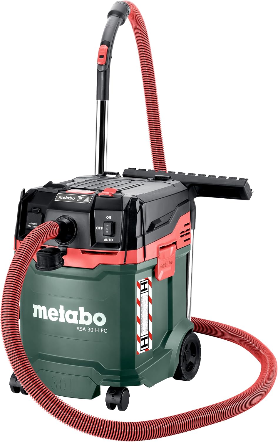 metabo Nat- en droogzuiger ASA 30 H PC alleszuiger – 602088000 – nat-/, met geïntegreerde filterreiniging – 8 m kabellengte