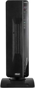 De'Longhi Elektrische kachel TCH8993ER.BC Keramische, met 3 Verwarmingsstanden, 24u, Timer, Zwart, Silent Technology, Draaibare Basis