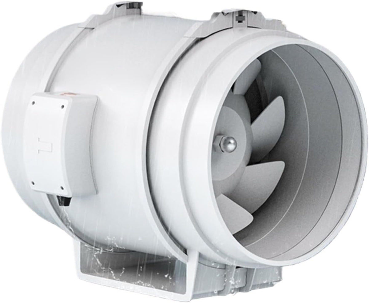 Fuhai-666 Ventilator Afzuigventilator Kanaalventilator, met 2-snelheidsregeling(Klein), voor binnenventilatie, luchtverversing, stille ventilator