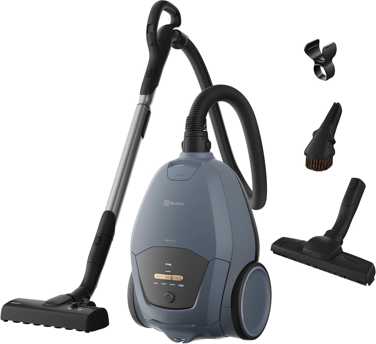 Electrolux Stofzuiger 700 Silent, 59 dB, EB71U2LDB, met zak, ultrastil