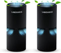 Lab Charge Luchtreiniger LabCharge Ionische, Dekt 22,8 m2, Stille HEPA-filter-vrije Reiniger, Compact & Zwart Ontwerp, voor Thuis & Slaapkamer, Haar