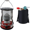 Suwooy Elektrische kachel Kerosine Binnen, Red-32×32×46cm, Zonder Elektriciteit, Draagbare Petroleumverwarmer, Mobiele Petroleum Heater, Met Lont