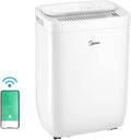 Midea Luchtontvochtiger 10 l/24 uur, Fresh Dry 10, wifi-bediening, HEPA-filter, luchtontvochtiger huis meeldauw