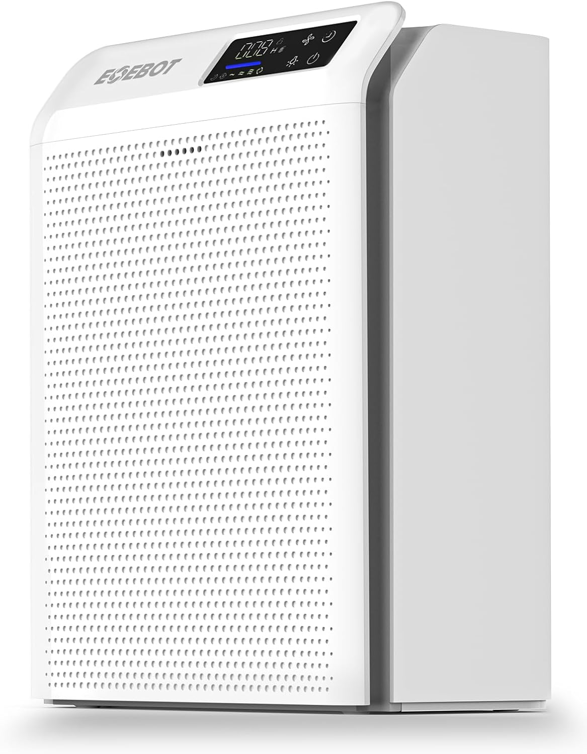 Eoebot Luchtreiniger, tot 5 vierkante meter, voor thuis, grote ruimte, voor slaapkamer, dierenhaar, met wasbaar voorfilter, modus