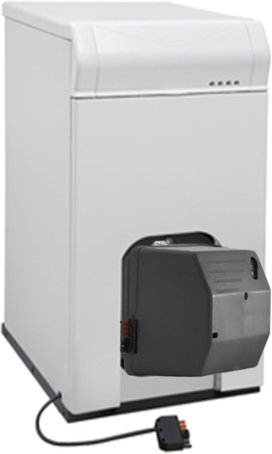Olieverwarmingssystem Sannover Thermique Brandstofketel Gietijzeren Schoorsteen Sun Sannover 30 kW, Met Brander
