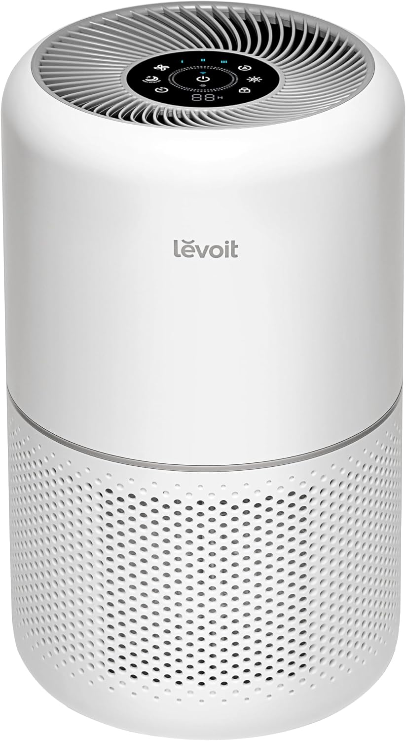 Luchtreiniger Levoit HEPA- tot 50m2, CADR 240 m3/h, 22 dB stil, verwijdert 99,97% van de kerndeeltjes van de 300S, compatibel, Smart Auto-modus