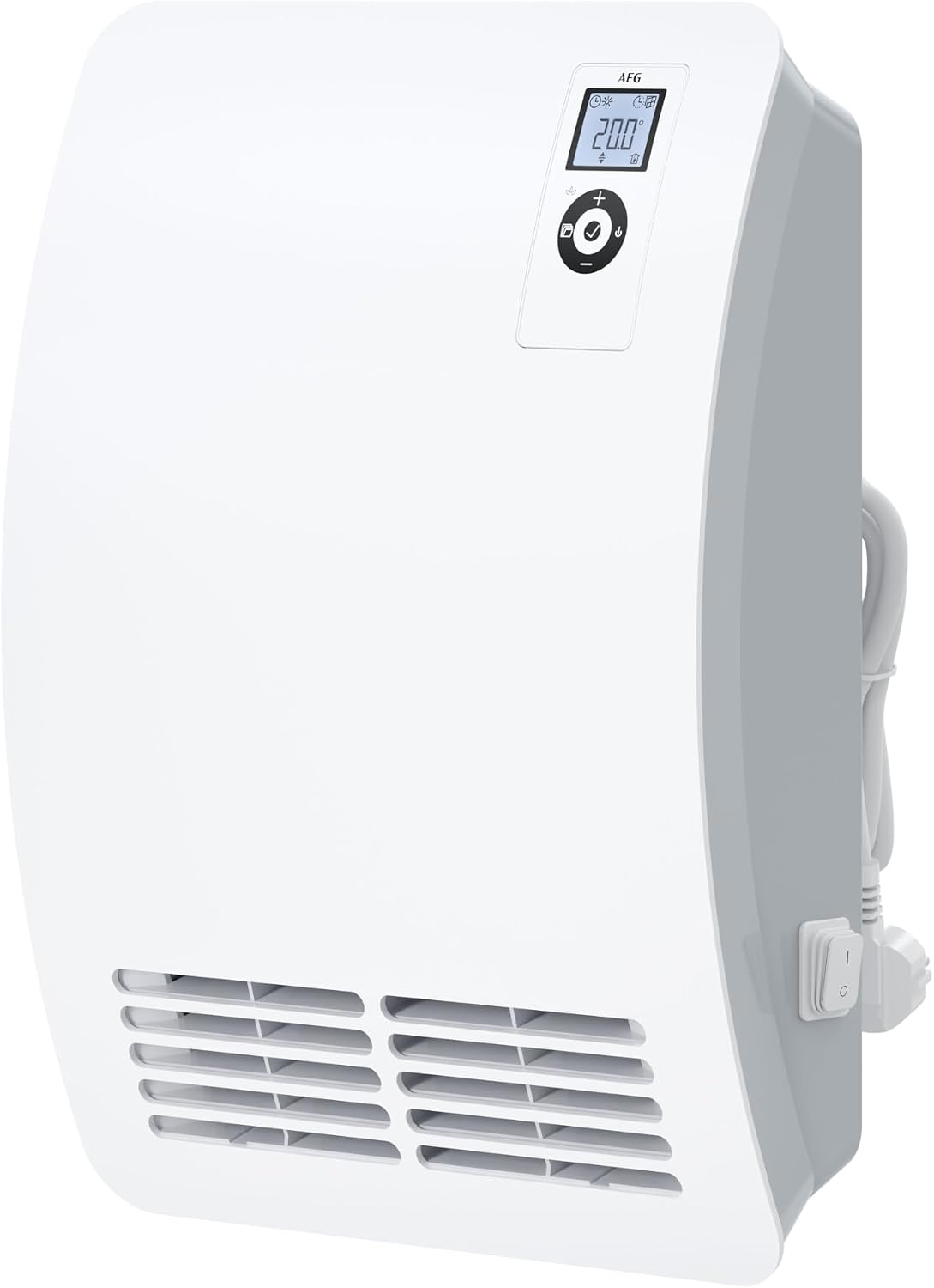 AEG Elektrische kachel, Wit, Aluminium