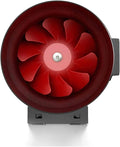 Xzxxzsz Ventilator Afzuigventilator, 6 Inch Stille Kunststof Inline Kanaalventilator Uitlaatventilator, Laag Geluidsniveau