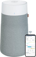 Blueair Luchtreiniger, reinigt 206 m2 in één uur, Blauw Pure 3450i Max, voor grote huiskamer, HEPASilent-luchtreiniger, voor slaapkamer, voor stofvorm