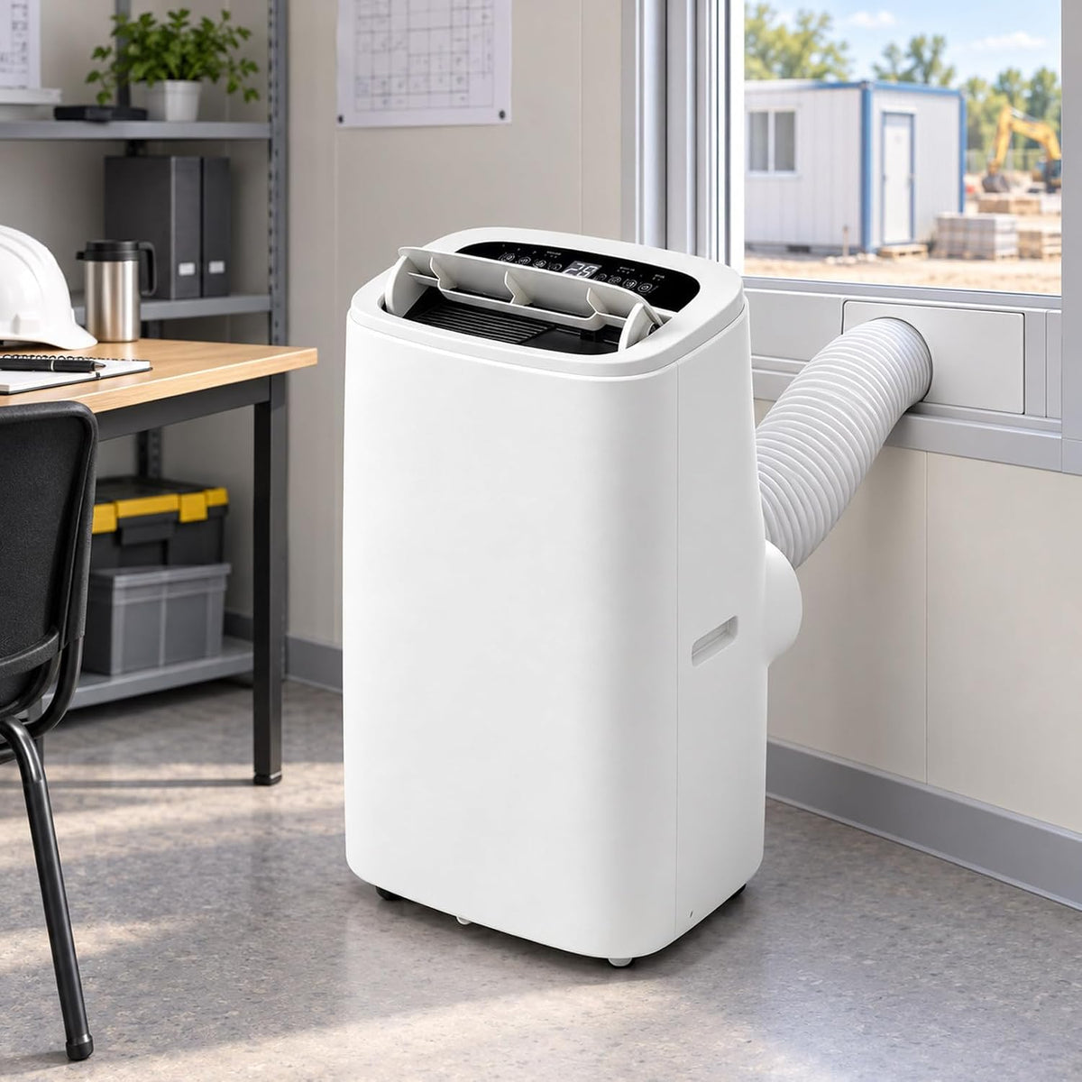 Mobiele airco Pnpaea Airconditioner, 1180w 18000BTU, Met App/Spraakbediening, Airconditioningunit