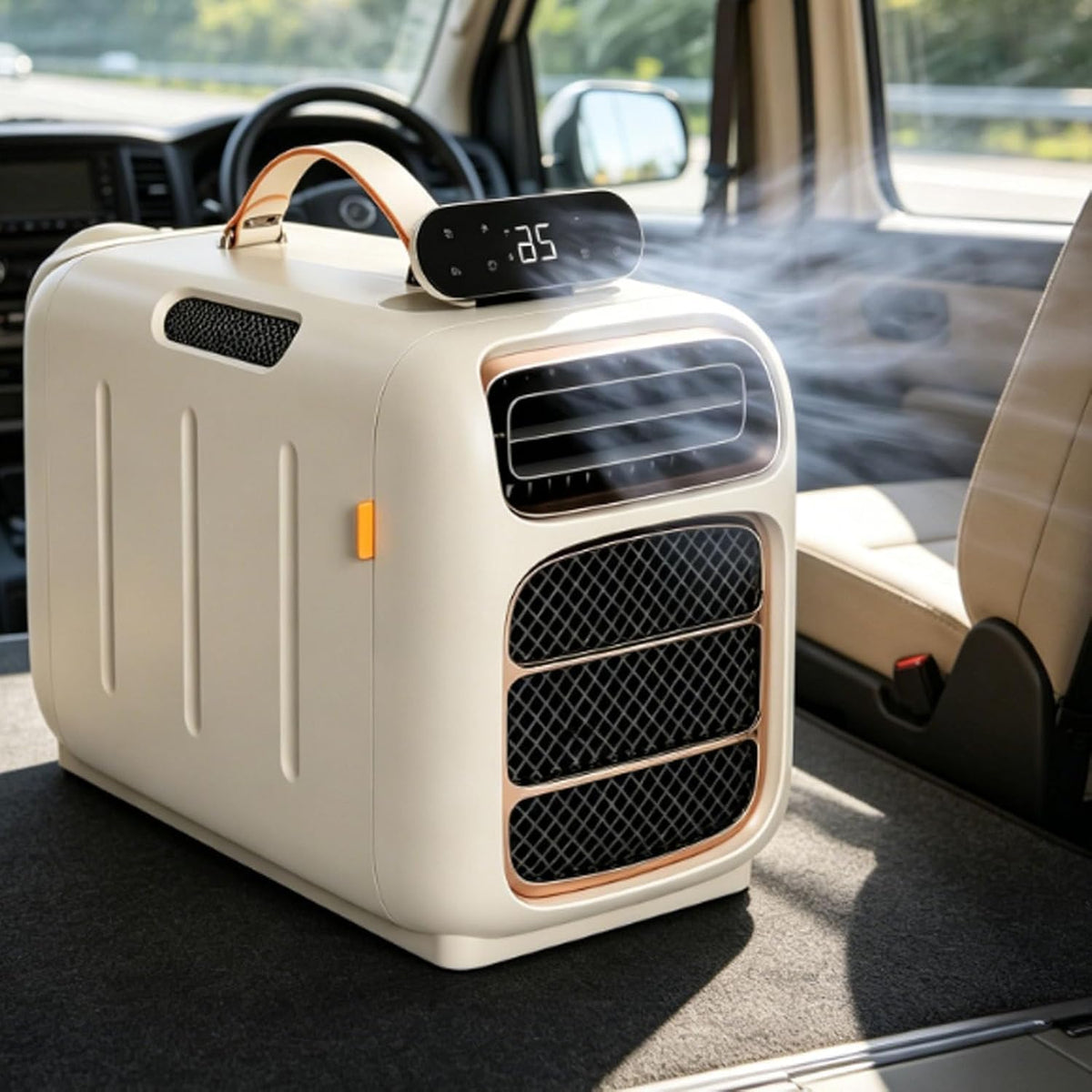 Mobiele airco Sxpypiz airconditioning, 4700 BTU mobiele airconditioner, met 45 dB, afstandsbediening, met zelfverdampend design, stille werking