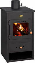 Prity 95 LTD Elektrische kachel Houtkachel, met . 8 kw verwarmingsvermogen, vaste brandstof, directe ventilatie
