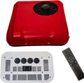 guoyjmm Airconditioning Dakairco, voor campers 12V/24V, Red-24V, met afstandsbediening, voor vrachtwagencabines, split-airco op het dak, aanhangwagens