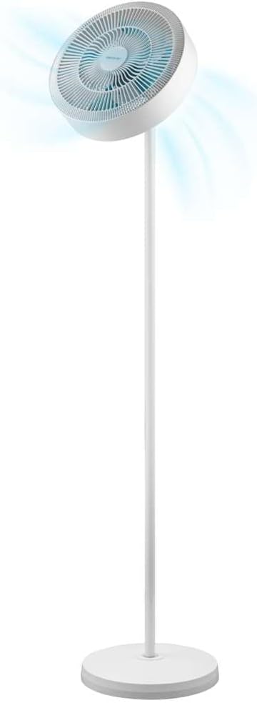 Ventilator Cecotec Staande, met LED-ringlicht en afstandsbediening EnergySilence FanLamp. 36W, Timer 8u, 3 Lichttonen, 3 Hoogtes., DC-motor