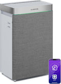 Klarstein Luchtreiniger AireLux, CADR 400 m3/h, 6,2L tank, voor kamers tot 60 m2, HEPA & Actieve Koolstoffiltratie, Slimme WiFi-bediening, Stille UV
