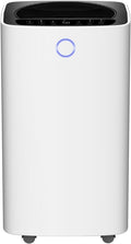 Quality Heating Luchtontvochtiger Quality Cooling 12L per Dag, Vochtregeling en Wit Compact Design, voor Slaapkamer, Woonkamer en Huis, Stille Werking