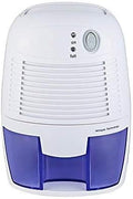 Luchtontvochtiger, 600 ml, compact, draagbaar, voor vochtregulatie in huis, keuken, slaapkamer, kantoor, garage, badkamer, kelder