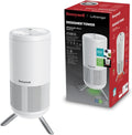 Luchtreiniger Honeywell Designtoren (True HEPA, voor ruimtes tot 87 m2, automatische modus en ultrastille slaapstand) HPA830WE, met allergenenfilter