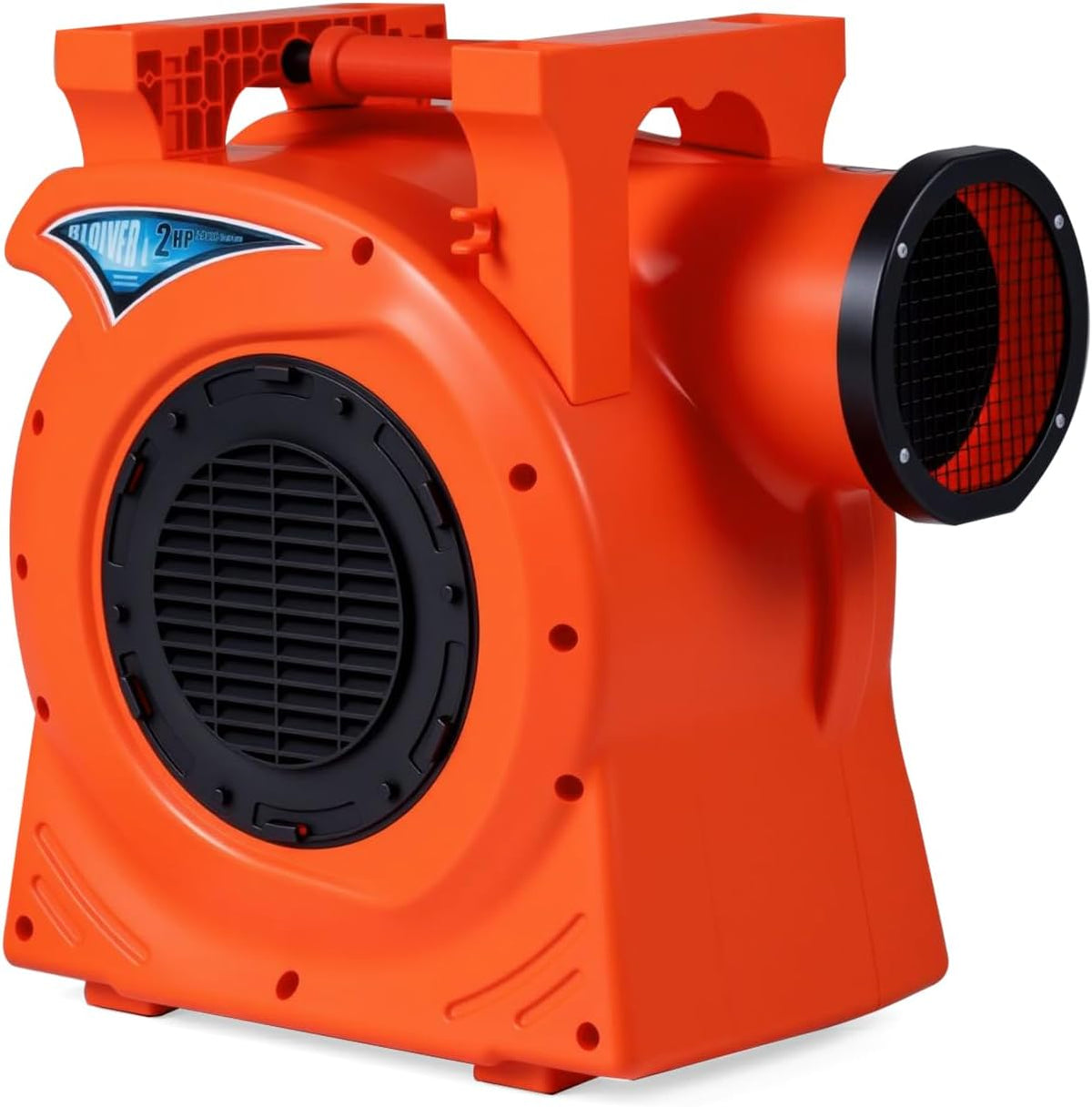 Ventilator Costway Commercieel 2300W luchtventilator, met 2, PK motor, ventilatorpomp, met handgreep, draagbare elektrische staande ventilator
