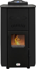 Stufe A Pellet Italia Elektrische kachel Asia Automatische reiniging, 20 kW, autonomie 22 uur, efficiëntie 90%, verwarmingsvermogen 120 m2, wifi