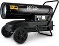 Terrasverwarmer WARM TECH 30 kW diesel warmtekanon, met wielen