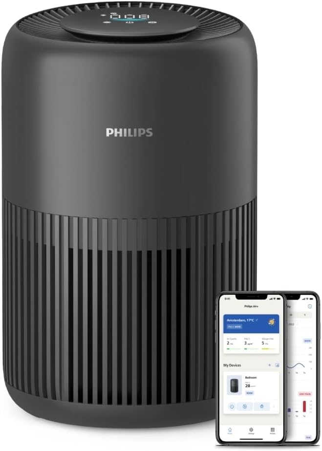 Philips Luchtreiniger, 900 Serie - 3-laags HEPA filtratie, voor filteren van de binnenlucht