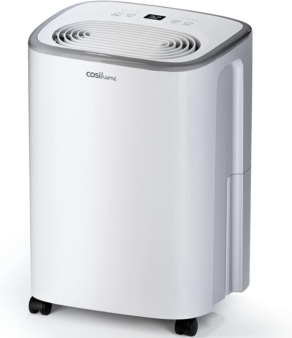 Cosi Home Luchtreiniger Luchtontvochtiger en 12 Liter per Dag, met 2,5 Liter Watertank tegen Vocht, Energiezuinige Dehumidifier, Schimmel, Condensatie