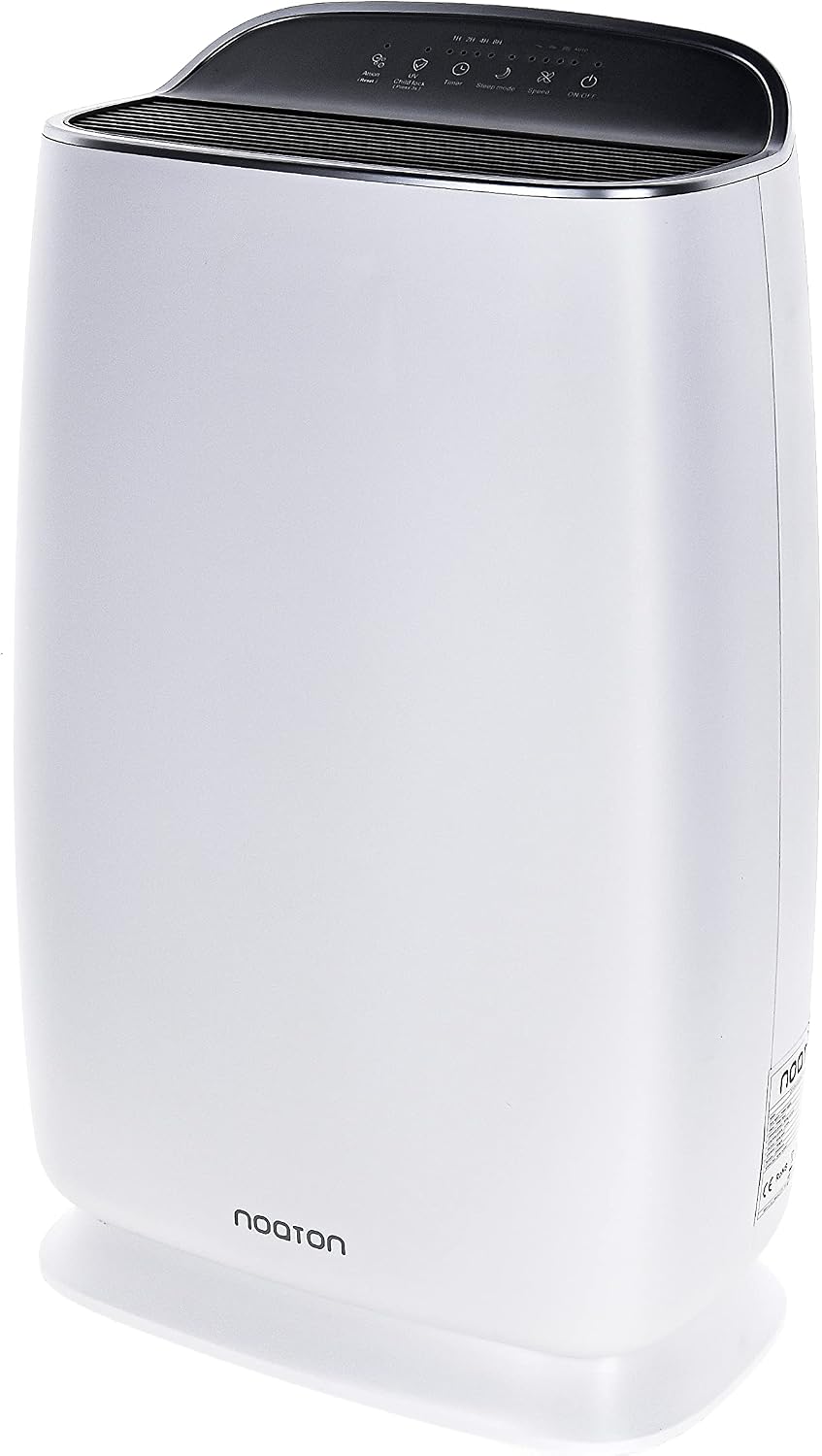 Noaton Luchtreiniger AP 2145, luchtreiniger CADR 200 m3/h, HEPA-filter (99,97%), tot 45 m2, slaapmodus en automatisch, timer, kolen, ionisator
