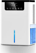 Luchtontvochtiger, 99% formaldehyde-verwijdering, 7-kleuren nachtlampje, compact ontwerp, automatische uitschakeling, touchscreen-display, ideaal