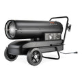 Radiateurs Vevor Kerosine diesel gepulseerde luchtverwarming, 100000 BTU, tank 38 l, zwart, draagbare bijverwarming, thermostaatbediening, voor thuis