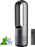 Ventilator Hot en Cool Bladeless Tower Fan 18 Inch Oscillerende Luchtcirculatie, met 8 Snelheden Timer Smart Remote Purifier