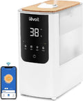 Levoit Luchtbevochtiger Smart, met Warm/Koude Nevel - 4,5L, 550ml/h, voor 40m2 - 45u Runtime, 26dB, Aroma, Nachtlampje, voor Slaapkamer