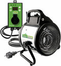 Elektrische kachel Bio Green PAL 2.0 Palma Ventilatorverwarming, 2000 Watt, Digitale Thermostaat