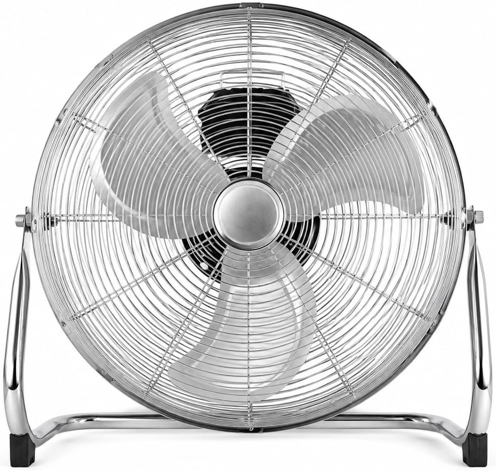 Ventilator JYC Creative Staande van metaal, 90 W, zilver, industrieel