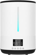 Liuliq Luchtbevochtiger Slimme, Met Grote Capaciteit Van 4 Liter, Voor Thuis, Watertekort En Stroomuitval En Intelligente Timingfunctie, LED-scherm