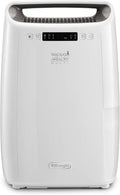 Luchtontvochtiger De'Longhi Tasciugo AriaDry DEXD214RF, luchtbevochtiging 14 l/dag, met 3-weg filtratie, R290, wit, draagbare luchtontvochtiger