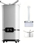 Luchtbevochtiger Ultrasone, 1500 ML/H Max Mist-output, 1-12H timer, 3 nevelniveaus, met slimme constante vochtigheid, LCD-scherm, voor thuis