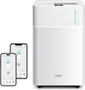 VonHaus Luchtontvochtiger 20L/dag, 4,5L Watertank, WiFi/Slimme Vochtextractie, voor Vocht, Condensatie, Kledingdroging, Voorkomt Schimmel/Geuren